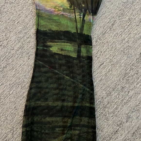 Louisa Ballou Multicolor Heatwave Ruched Dress - Picture 5 of 6